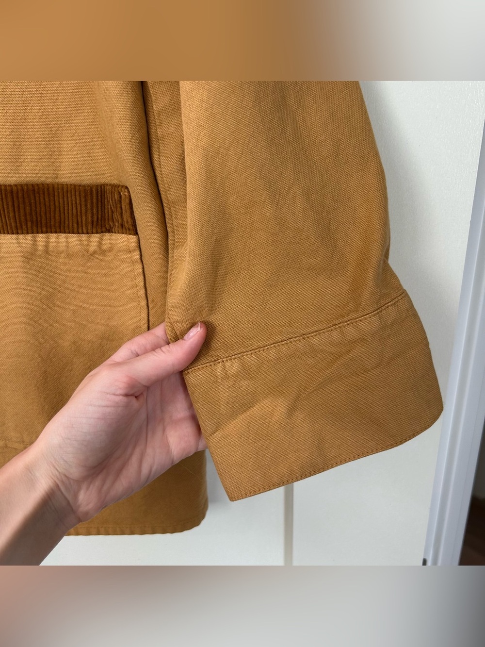 NWOT Sezane Gabin Jacket Light Camel Size 4/Small - Picture 7 of 11
